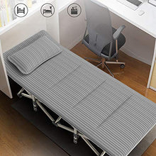 XJAXY Letto Pieghevole Sleeper Bed, Divano-Letto Panchina Ospite, Divano, Sedia, Portatile Metal Frame -Foldable Extra Giudizi Bed- Immagazzinaggio Facile-Space Saving-COT