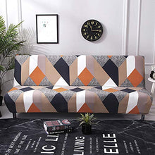 Festnight Copridivano Senza braccioli Fodera per Divano Letto Elasticizzata Fodera per Divano Letto Pieghevole Completamente Elastica Senza braccioli Antiscivolo per Divano a Due/Tre posti