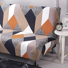 Festnight Copridivano Senza braccioli Fodera per Divano Letto Elasticizzata Fodera per Divano Letto Pieghevole Completamente Elastica Senza braccioli Antiscivolo per Divano a Due/Tre posti