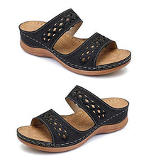 AFANG Sandali Zeppa Donna, Pantofole Plateau Moda Antiscivolo Resistenti all'Usura Sandali Viaggio Estivi Bocca Pesce, Moda Comode Morbido Antiscivolo Ciabatte Casa Infradito,E,36