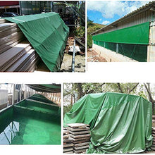 MTYLX Telo Multiuso per Esterni, Telo Verde Resistente in Materiale Spesso Impermeabile, Grande Tenda a Baldacchino, Barca, Copertura per Piscina 500G / M²,un,5X7M