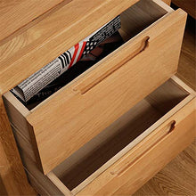 Comodino Cassettiera 2-cassetto del comodino di legno Governo di immagazzinaggio Multi-Function bagagli Mobili Comodino for Camera da letto Soggiorno Camera da letto Comodino Grande capacità di archiv
