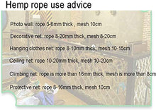 Protective net decoration / Rete di sicurezza, scale Balcone anticaduta Net decorazioni rete di protezione Net corda della canapa Bambino Net Safe Retro Bar Net Net soffitto appendere i vestiti Corda