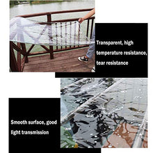 Telo MYAN Impermeabile, Telone Protezione per Esterno Pianta Copertina Robusto PVC con Occhielli Facile da Installare Chiaro Telone per All'aperto Gazebo (Size : 3M X 4M)