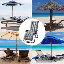 Stecto Cuscini per Sdraio, Cuscino di Ricambio Morbido Antiscivolo per Chaise Longue, Cuscino per Sedia Relaxer reclinabile per Esterno
