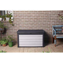 Keter Baule Denali Grigio 380 Lt In Resina Cm 122.9X62.1X70.9 H