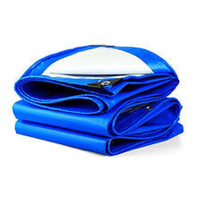 Dika UK teloni Impermeabili occhiellati Telo copripiscina Telo coprimoto Impermeabile telone occhiellato Blu + Bianco, Spessore 0.28mm, 160 g / m2