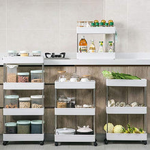 Omenluck - Carrello da cucina con ruote, 1 pezzo