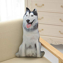 FairOnly 3D Simulate Dog Shape Plush Throw Pillow with removable cover