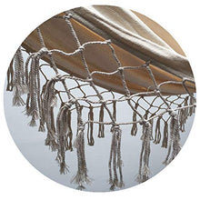 HAOXIU Amaca con nappa, stile boho, da balcone, per viaggi, campeggio, spiaggia, interni ed esterni