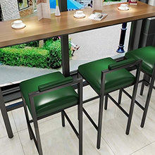 LIYANNG Sgabelli da Bar Moderni Quadrati in Pelle PU, Sedie da Bar per Cucine da Pub Bancone Casa