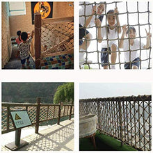 MFLASMF Rete di Sicurezza Protezione per Balcone Rete per Decorazione a Rete in Corda di Canapa, Rete di Sicurezza per ringhiera per Bambini, Balcone per Scale Rete per Isolamento anticadu