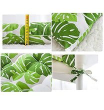 eewopjkj Cuscino per Sedile Rotondo Set di 4 Cuscini per Sedia Cuscino Edizione Bordo Sedile 40 x 40 cm Cuscino per Sedia da Giardino poggiapiedi da Giardino Balcone terrazza E