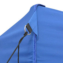 vidaXL Tenda Pieghevole Pop-up 3x4,5 m da Giardino Blu Tendone Gazebo da Party