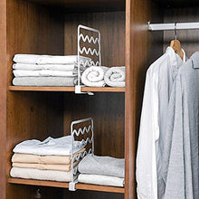 WXX 2 PCS Armadio Armadio Storage Box Separato Consiglio Shelf (Grigio) (Color : White)