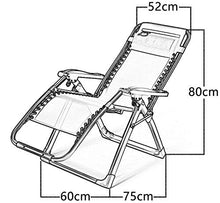 Poltrone reclinabili Reclinabili Sdraio in Giardino Poltroncina reclinabile per Esterni Poltrone da Patio Zero Gravity Poltroncina reclinabile Pieghevole Portatile da Campeggio da Spiaggia con cuscin
