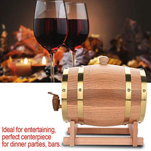 Deror Botte di Vino in Legno di Quercia Vintage per Birra Whisky Rum Port Oak(3L)