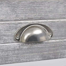2 Pezzi Contenitore di Stoccaggio, Comodino Stoccaggio Mobile Bagno Comodino con 2 cassetti, 38 x 28 x 45 cm, Grigio e Bianco
