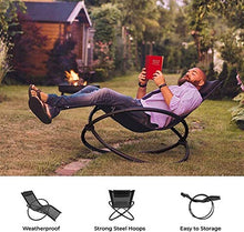 lilizhang Folding Zero Gravity Sedie Sdraio da Spiaggia reclinabile, for Beach Patio con Giardino, Camping