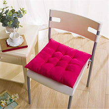Pillowcase Cuscino per Sedia da Giardino Cuscino per Sedia Cuscino per Sedia da Pranzo Adatto per Interni ed Esterni Cuscino Rimovibile 40x40 cm (Rosa Rossa) Set 4 Pezzi