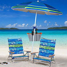 MOC Ombrello da spiaggia, gancio da appendere, in plastica, con 4 denti, per ombrellone da spiaggia, da viaggio