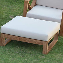 Teak Design Ottomane Molveno - Mobili da Giardino in Legno di Teak Massiccio ottomano, per Esterni e Giardini