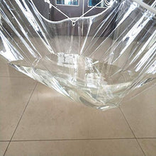 XHCP Telone Impermeabile Resistente Vetro Trasparente telone Trasparente Impermeabile PVC telone di plastica Copertura per Piante Serra Balcone Tenda Antipioggia, Dimensioni Personalizzate (Dimen