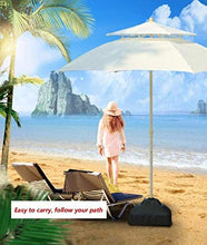 Ombrelloni da giardino ombrellone Ombrellone 7.5ft / 9ft Double Top Ombrellone, Ombra esterna Sdraio for la spiaggia / piscina / Ombrelloni da giardino tondo protezione solare (Colore: Rosso, Dimensio