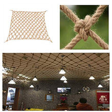 MFLASMF Rete di Sicurezza Protezione per Balcone Rete da Arrampicata per Esterni, Rete in Corda di Canapa, Scale per Bambini Balcone Rete Anti-Caduta Rete appesa Foto Parete Decorazione so