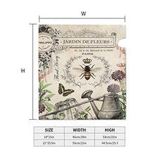 Francese Bee Garden Design Unico Cassetta delle Poste Copertura Magnetica Casella Postale per Giardino Giardino Cantiere Dimensione Standard 51x48 Pollici