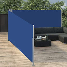 vidaXL - Tenda da sole laterale allungabile, 170 x 1000 cm, colore: Blu