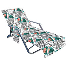 sdfsa - Telo coprisedia da spiaggia con tasche laterali in spugna, per piscina, chaise longue e chaise
