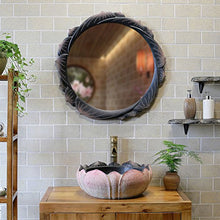 Creativo lavabo sopra lavabo da appoggio bagno Balcone Lavatoio Art Retro Style Home Wash Plate (45x17cm) Lavandini bagno