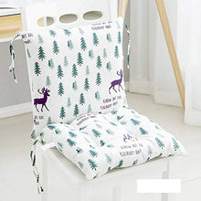 XHNXHN Cuscino per Sedile da Esterno per Interni Cuscino per Sedia con Schienale Traspirante Cuscino per Cuscino Morbido di Ricambio per Sedile da Patio Profondo con Lacci-d 40x40 cm (16x16 Pollici