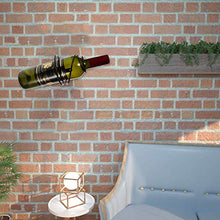 Cabilock Portabottiglie da parete in ferro vintage a spirale, da appendere, per bar, pub, casa, 6 pezzi (nero)