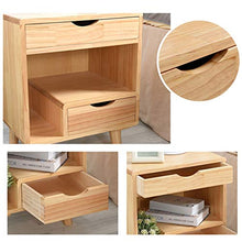 Comodini Pine Comodino Moderno Semplice Creativo Armadio di immagazzinaggio Nordic Camera Mini Comodino con cassetto Comodini Camera