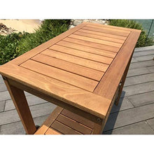 Tavolo da giardino in legno di eucalipto FSC - 91,8x49,9x74cm
