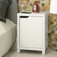 TemaHome Basic Comodino, Legno, Bianco, 34x34x50 cm