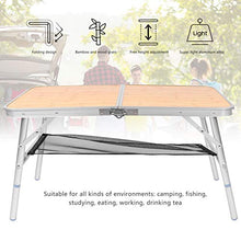 SALUTUYA Tavolo Pieghevole in Lega di Alluminio Tavolo Pieghevole Portatile Resistente Regolabile in Altezza, per Barbecue