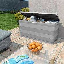 vidaXL Baule da Giardino 280 L Nero