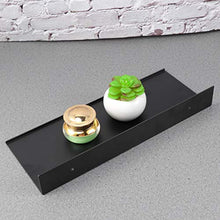 Yardwe Nero Bagno da scaffale Ripiani salvaspazio in Acciaio Inox Extra Strong Floating mensole Storage Rack (40 cm)