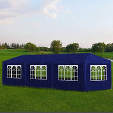 Anself Gazebo per Feste Blu con 8 Pareti 9 x 3 x 2,5 m