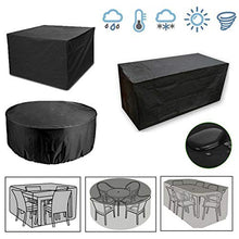 REW - Copritavolo da giardino, impermeabile, rettangolare, per mobili da esterni, copertura per patio e giardino