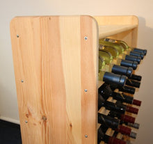 Modo 24.de RW-3-56 - Scaffalatura in legno per bottiglie di vino, capacità 56 bottiglie