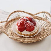 Noband JSFGFSDH - Cestino per frutta e verdura in vimini intrecciato a mano, per picnic, cibo, pane, cibo e cibo