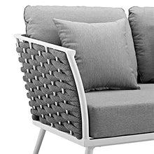 WSZMD Set di Mobili da Giardino All'aperto Divano da Esterno con Corda E Cuscini Sole, Divano Letto (Size : 1)