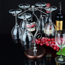KEWEI - Portabottiglie da Vino, Creativa per Vino con portabicchieri Rosso