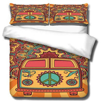 DEWUFAFA Set di Biancheria da Letto Matrimoniale in Cotone, Set Piumino, Letto Matrimoniale Medio, 1 Coperchio di Trapunta, 2 federe, qualità dell'hotel, Luce e Resistente
