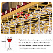 JHGJBJ Wine Rack Stile Moderno Vino impiccagione di Alta qualità del Supporto della cremagliera Bicchiere di Vino Verso Il Basso Upside Utilizzato in ristoranti, Bar, Case, ECC (Size : 100x30cm)
