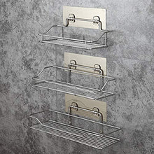 OUNONA portasapone Doccia Mensole Doccia Mensole da Bagno Cucina in Acciaio Inox (L)